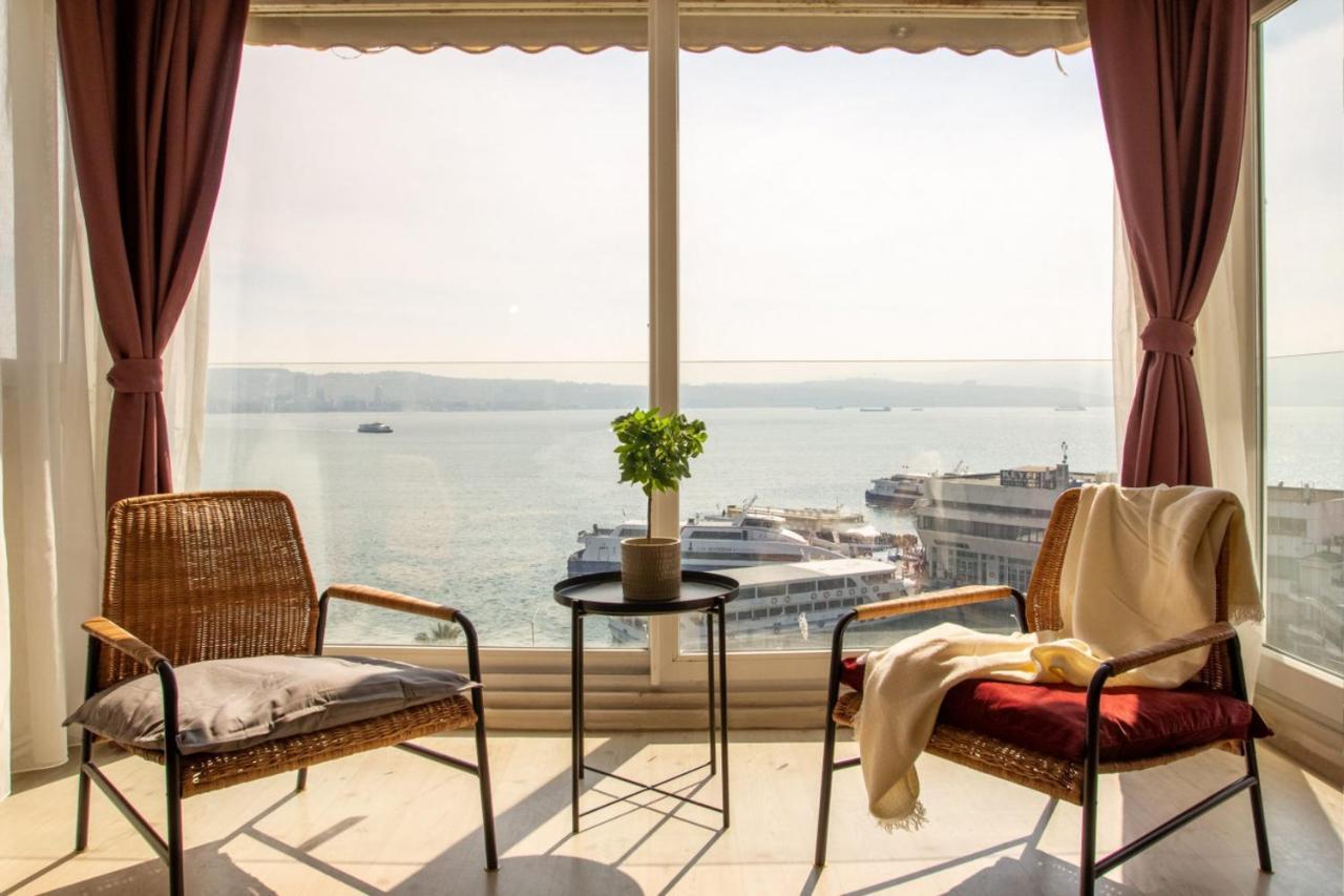 Apartamento Exceptional Flat With Gorgeous Sea View In Esmirna Exterior foto